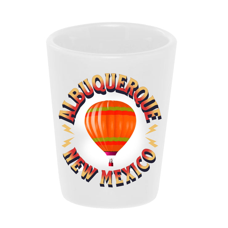 "Albuquerque, New Mexico Balloon" Shot Glass