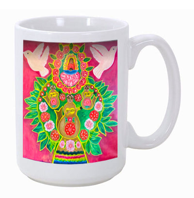 "Three Sirenas Janarenas -Tree of Life" Coffee Mugs 15 oz.