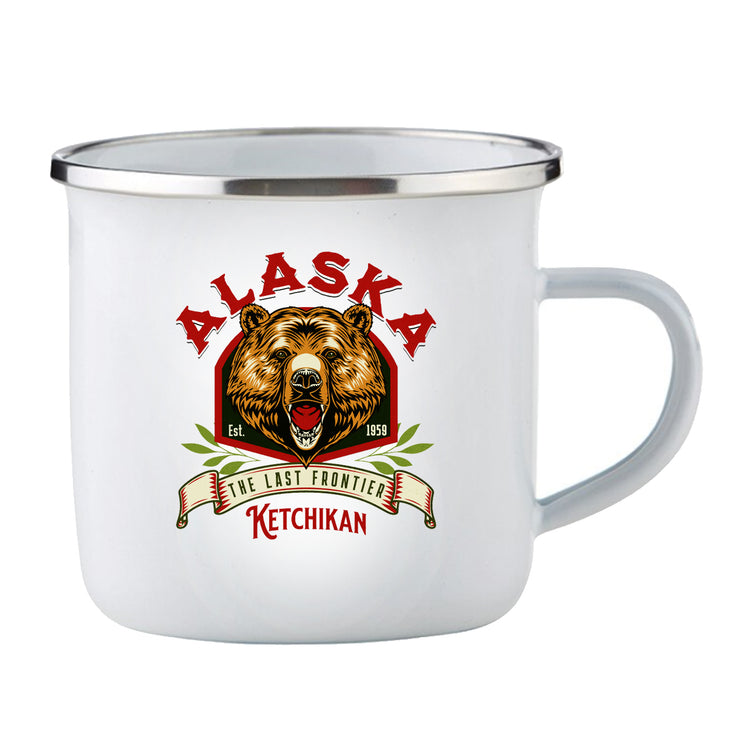 Alaskan Bear Enamel Cup