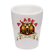 Alaskan Bear Shot Glass Ceramic 1.5 oz.