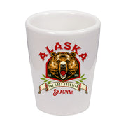 Alaskan Bear Shot Glass Ceramic 1.5 oz.