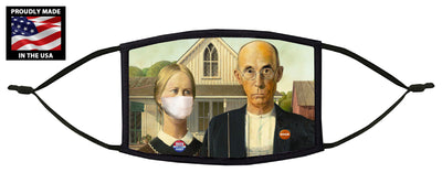 American Goth Dystopia Adjustable Face Mask