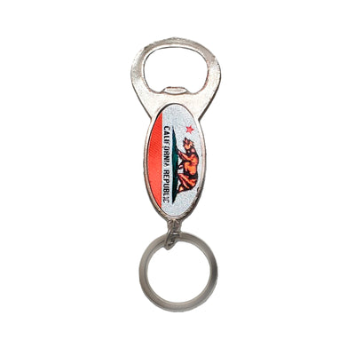 "California Bear Flag" Key Ring/Bottle Opener