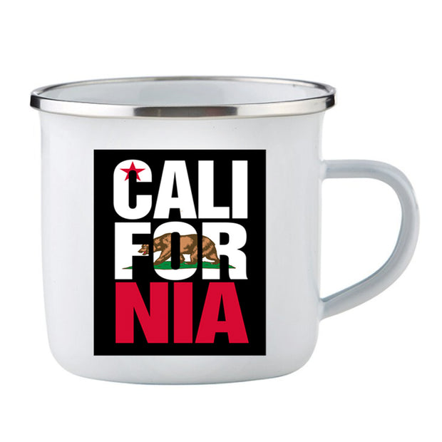 California Enamel Camping Cup