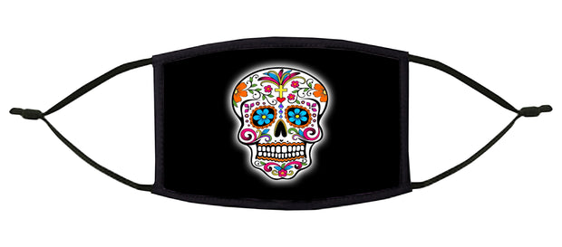 Sugar Skull Color Me Adjustable Face Mask