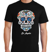 "Sugar Skull Color Me-Blue" T-shirt