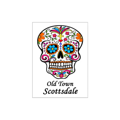Bronze Baboon Wholesale "Color Me" Day of the Dead (Dia de los Muertos) 2.5” x 3.5” Magnet