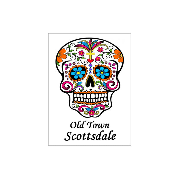 Bronze Baboon Wholesale "Color Me" Day of the Dead (Dia de los Muertos) 2.5” x 3.5” Magnet