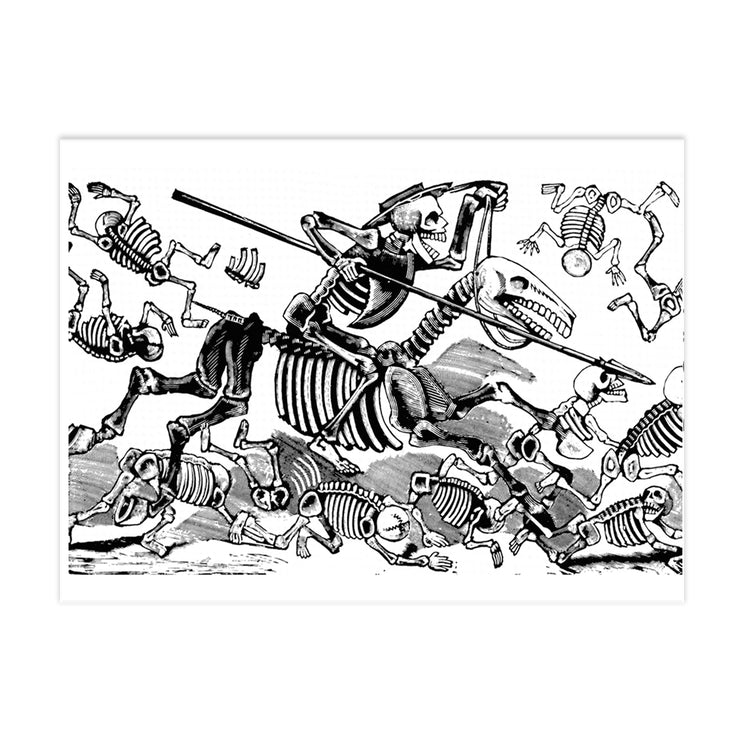 Bronze Baboon wholesale. We make custom magnets. "Don Quijote" by Posada 2.5” x 3.5” Magnet