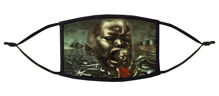 Echo of a Scream Adjustable Face Mask (Siqueiros)