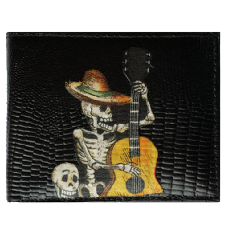 Day of the Dead Fiesta Leather Wallet Set