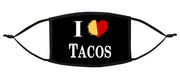 I Love Tacos Adjustable Face Mask