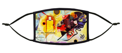 Yellow Red Blue Adjustable Face Mask (Kandinsky)