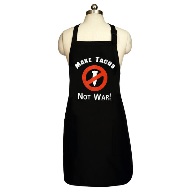 "Make Tacos, Not War!" Men's Apron