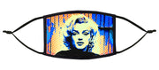 Marilyn Pop Art Adjustable Face Mask