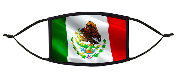 Mexican Flag Adjustable Face Mask