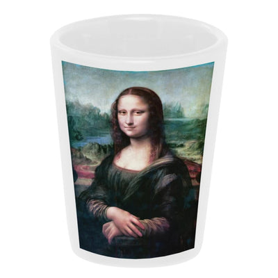 Bronze Baboon wholesale Mona Lisa Ceramic Shot Glass