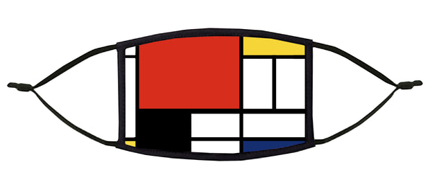 Piet Mondrian Adjustable Face Mask