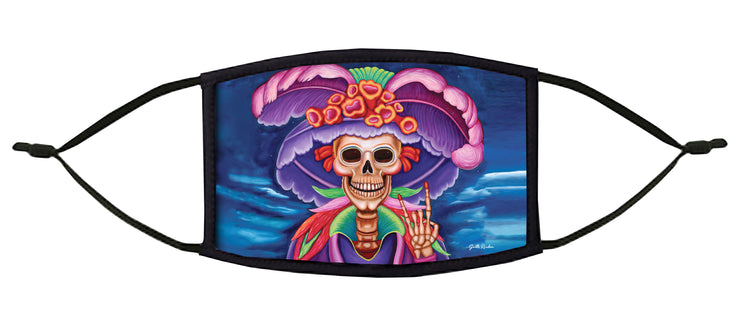 Rock On Catrina Adjustable Face Mask
