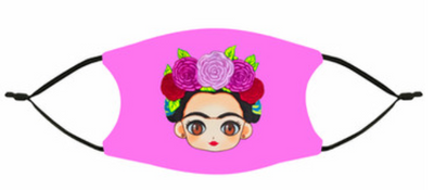 Frida Chula Pink Adjustable S-M w/4 Filters/ Washable/ Soft