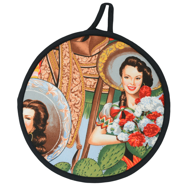 Wholesale by Bronze Baboon “Senoritas-Mexican Calendar Girls“ Tortilla Warmers