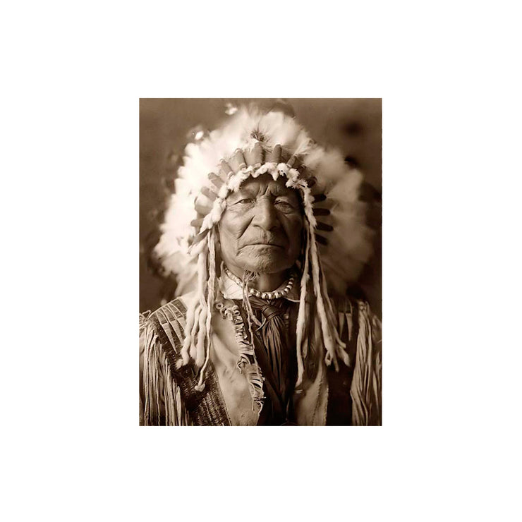 Bronze Baboon wholesale. We make custom magnets. ""Sitting Bear" Kiowa Warrior/Medicine Man 2.5” x 3.5” Magnet