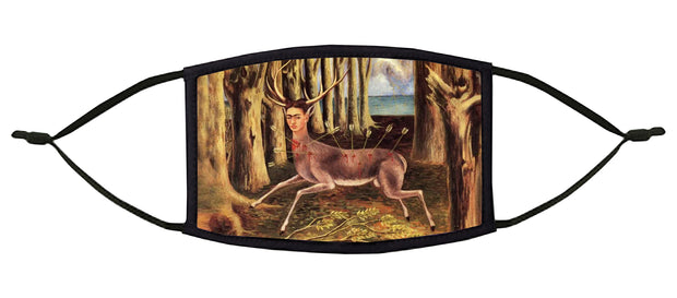 Frida Wounded Deer Adjustable Face Mask