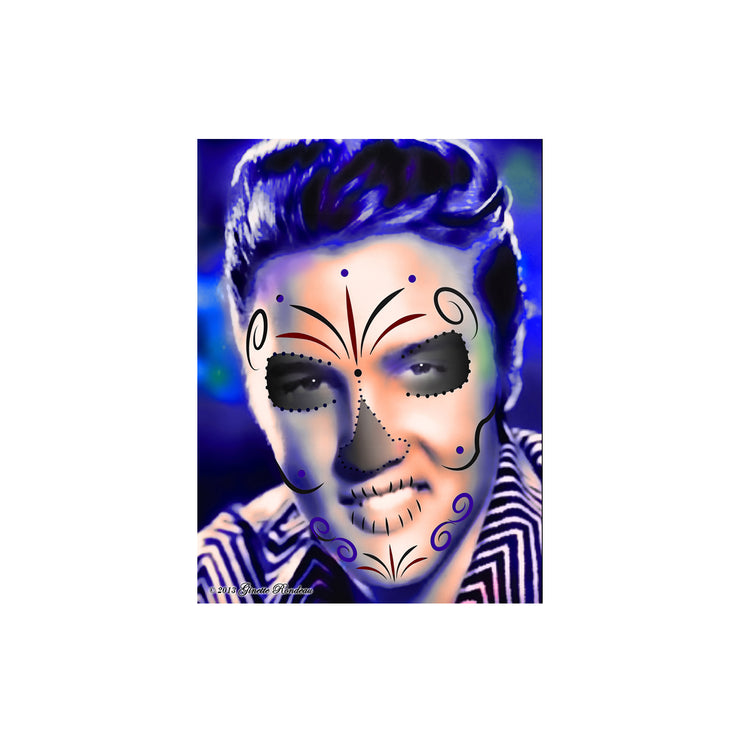Bronze Baboon wholesale. Custom Magnets. "Viva Elvis!" 2.5” x 3.5” Magnet