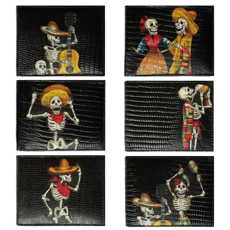 Wholesale by Bronze Baboon: Day of the Dead Fiesta Wallet Set