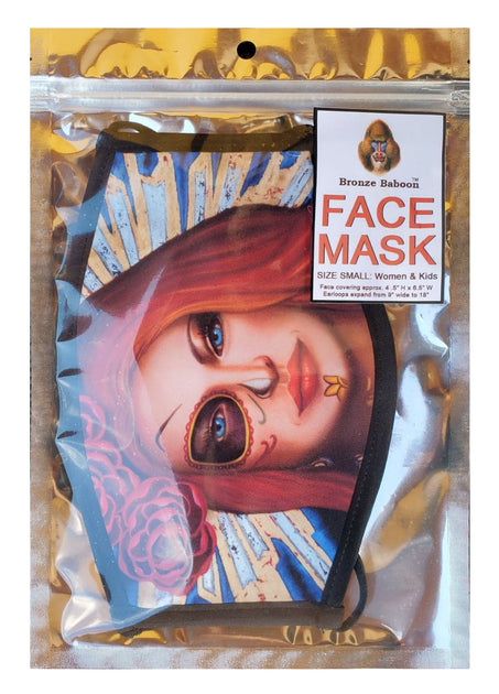 I Love Tacos Adjustable Face Mask – Bronze Baboon